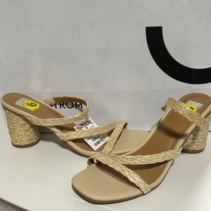 DV by Dolce Vita Beige Braided Sandals